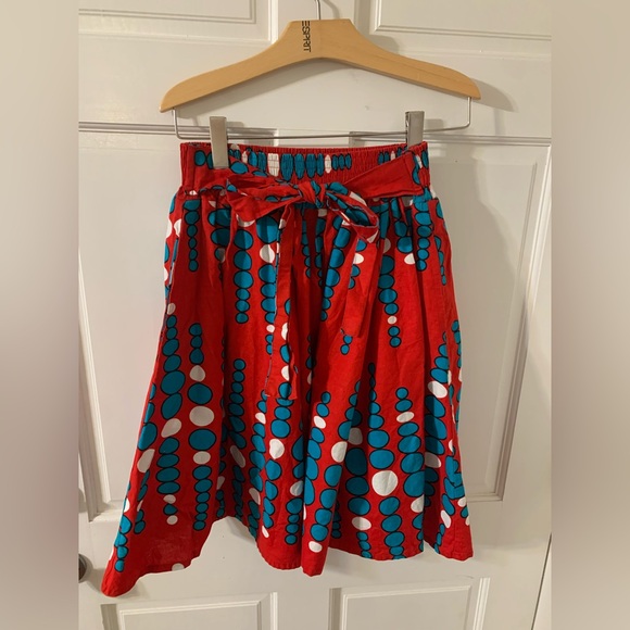 Retro Kara Chic by NF Rockabilly Red Teal White 100% Cotton...